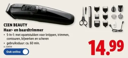 Promotie: Haar- en baardtrimmer