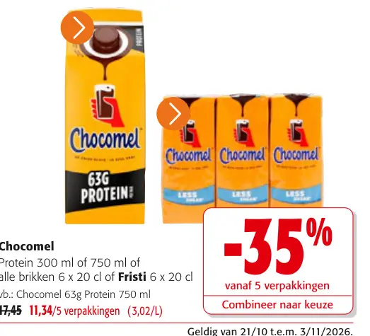 Promotie: Protein of brikken of Fristi