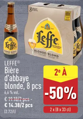 Offre: Bière d'abbaye blonde