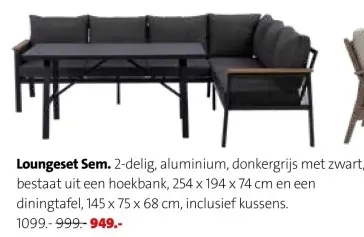 Aanbieding: Loungeset Sem