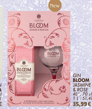 Aanbieding: GIN BLOOM JASMINE & ROSE