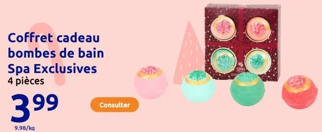 Offre: Coffret cadeau bombes de bain