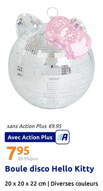 Offre: Boule disco Hello Kitty
