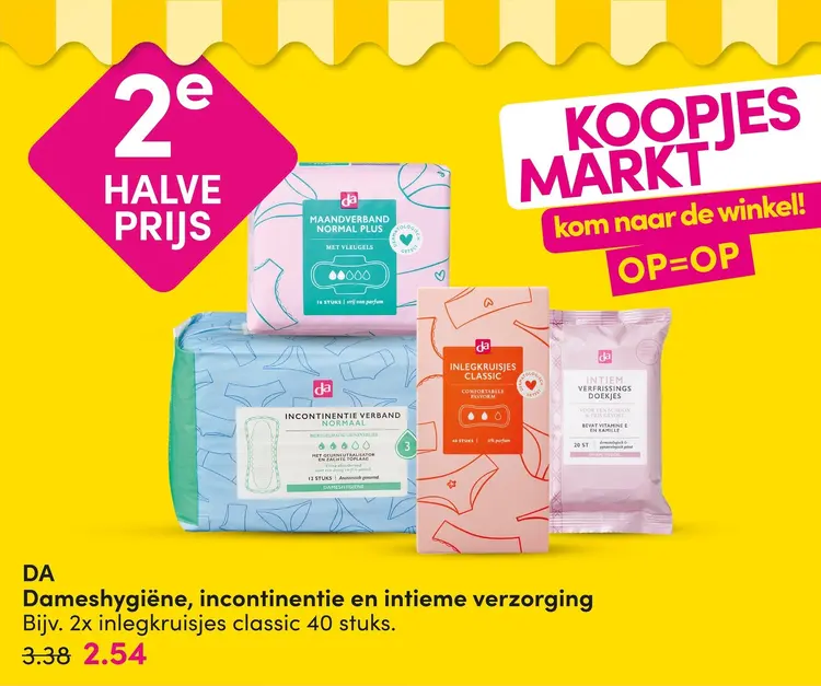 Aanbieding: Dameshygiëne, incontinentie en intieme verzorging