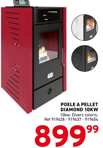 Offre: Poêle à pellet Diamond 10kW