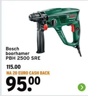 Aanbieding: boorkamer PBH 2500 SRE