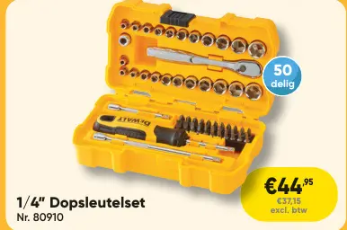 Promotie: Dopsleutelset