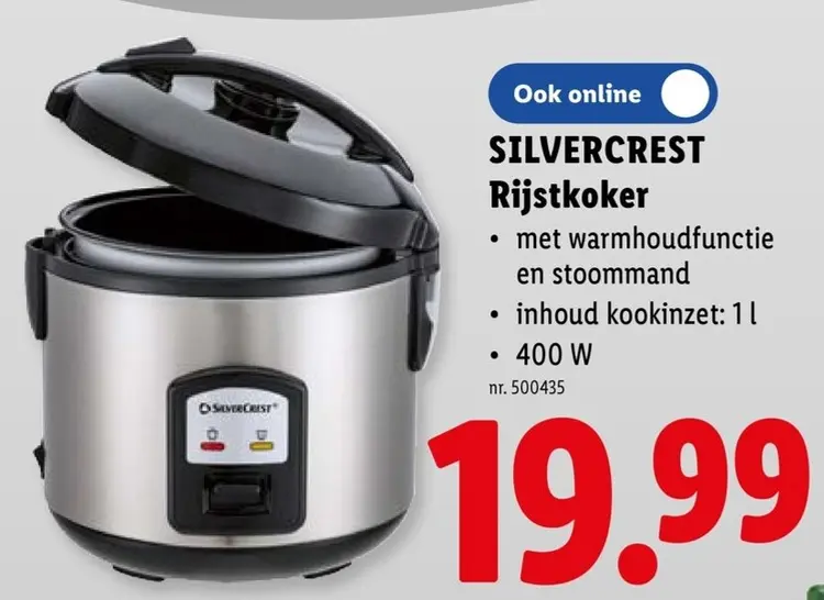Promotie: SILVERCREST Rijstkoker