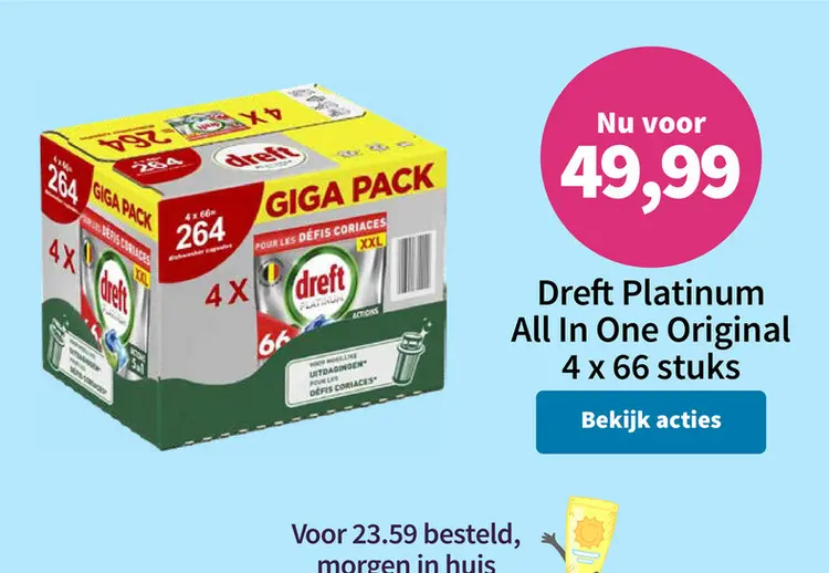 Promotie: Dreft Platinum All In One Original