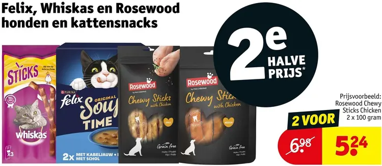 Aanbieding: Honden en kattensnacks