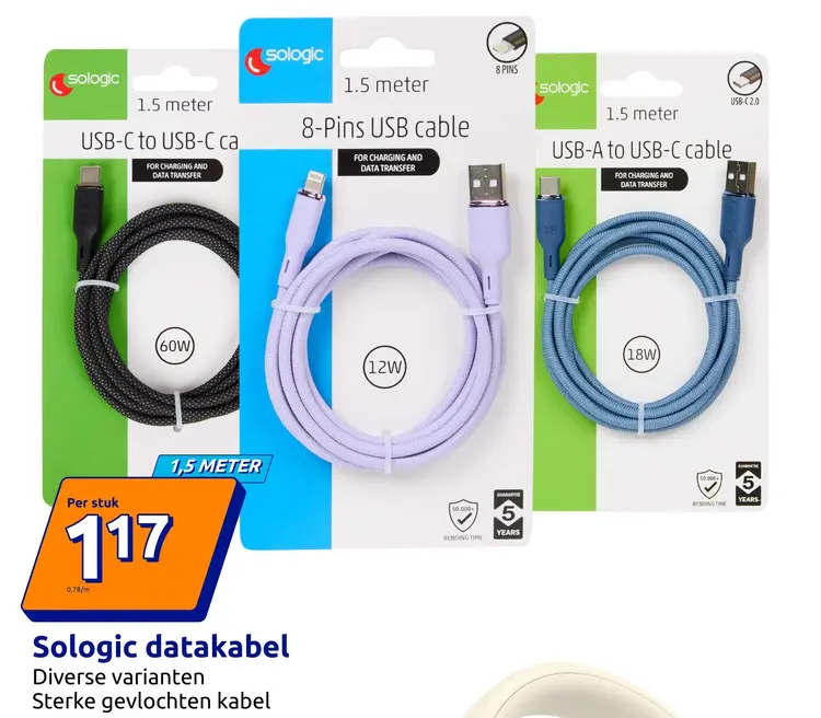 Aanbieding: Sologic datakabel