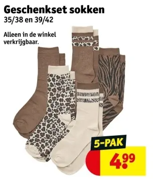 Aanbieding: Geschenkset sokken