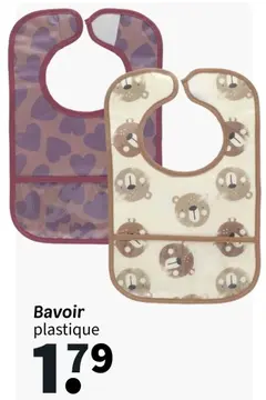Offre: Bavoir plastique