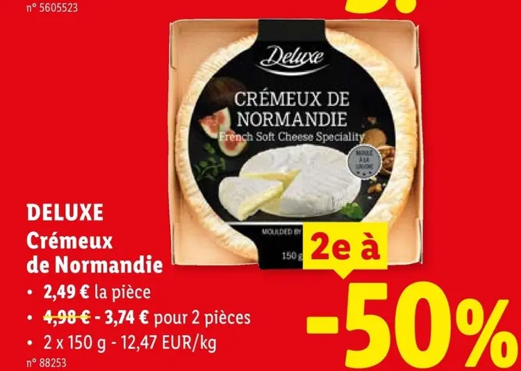 Offre: DELUXE Crémeux de Normandie