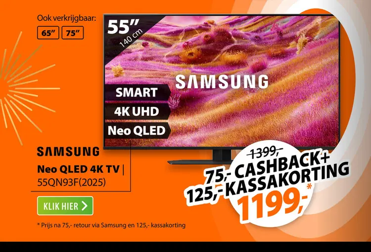 Aanbieding: Samsung Neo QLED 4K 55QN93F (2025)