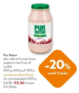 Aanbieding: Pur Natur