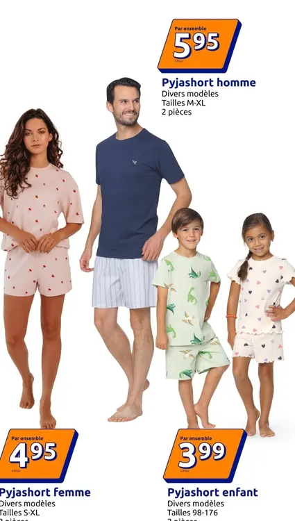Offre: Pyjashort homme