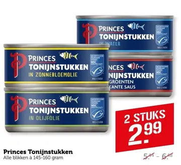 Aanbieding: Princes Tonijnstukken
