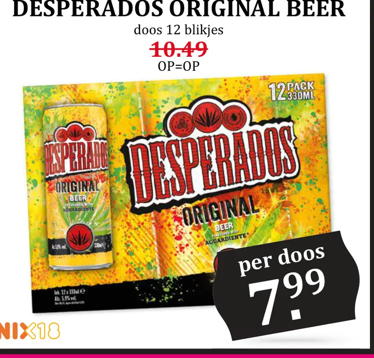 Aanbieding: Desperados original beer