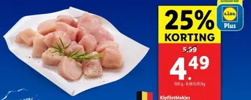 Aanbieding: Kipfiletblokjes