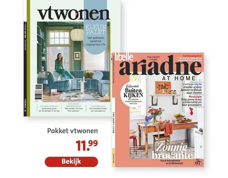 Aanbieding: Pakket vtwonen