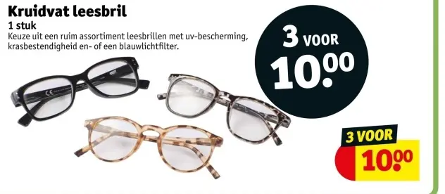 Aanbieding: Kruidvat leesbril