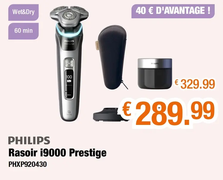 Offre: Rasoir i9000 Prestige