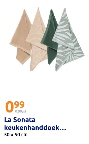 Promotie: keukenhanddoek...