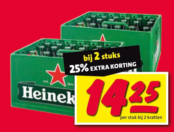 Aanbieding: Heineken krat