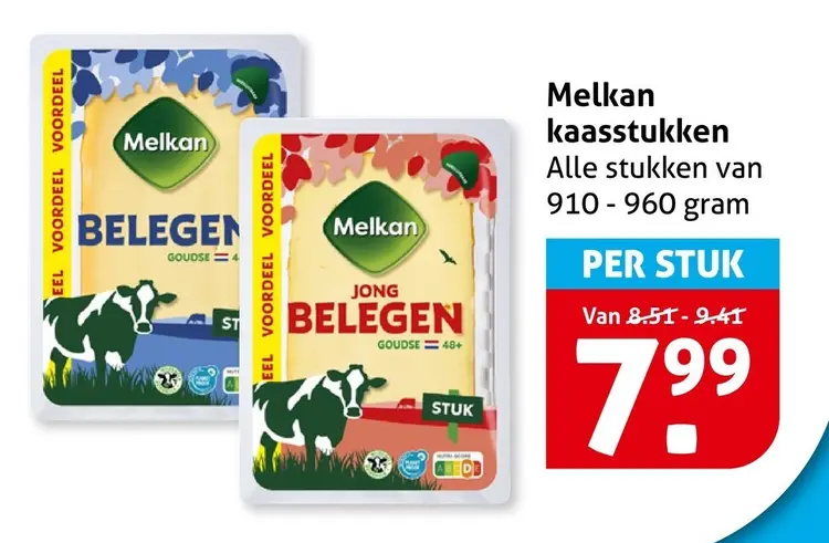 Aanbieding: kaasstukken