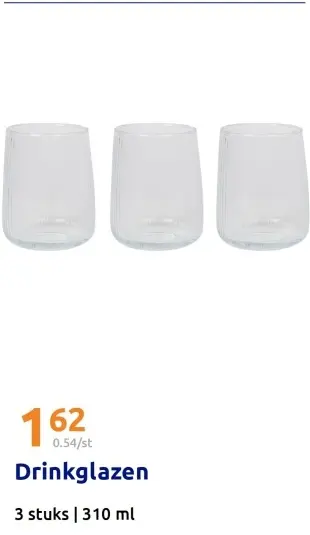 Promotie: Drinkglazen