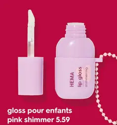 Offre: gloss pour enfants pink shimmer