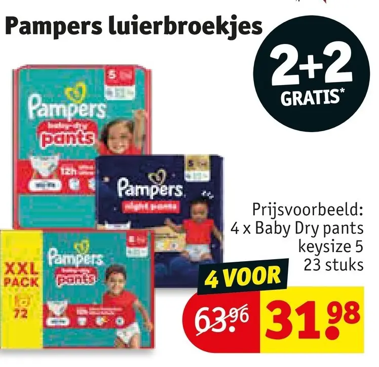Promotie: Pampers luierbroekjes