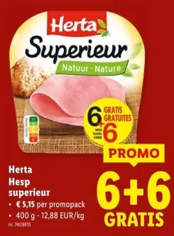 Promotie: Hesp superieur