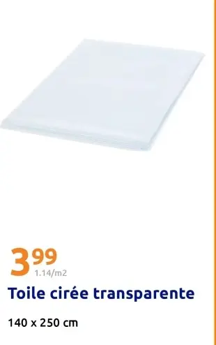 Offre: Toile cirée transparente