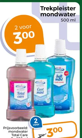 Aanbieding: Trekpleister mondwater