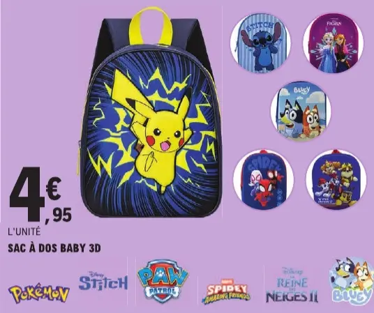 Offre: Sac à dos baby 3d