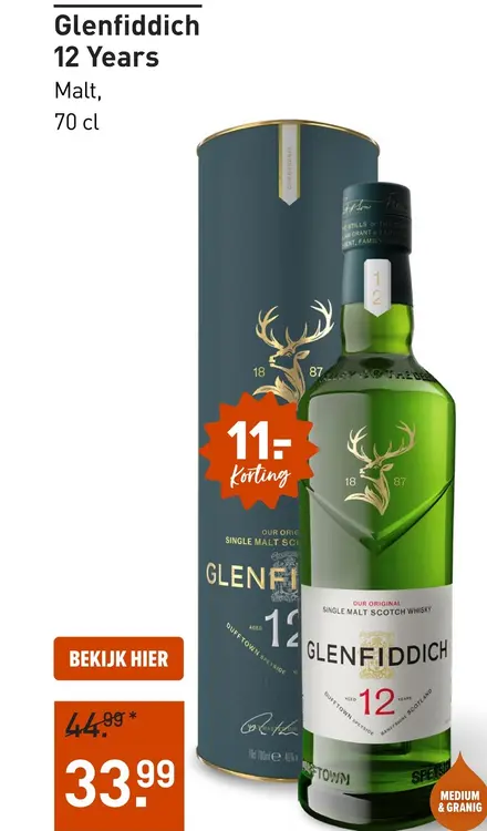 Aanbieding: Glenfiddich 12 years