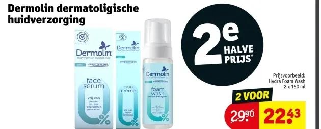 Aanbieding: Dermolin dermatologische huidverzorging