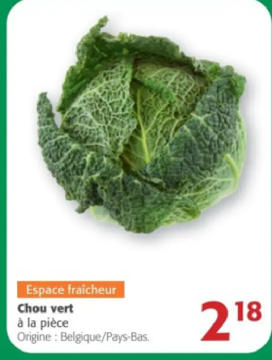Offre: Chou vert