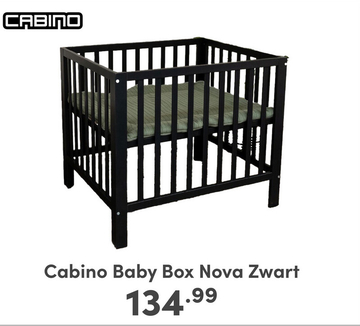 Aanbieding: Cabino Baby Box Nova Zwart