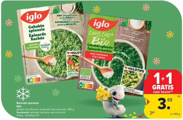 Promotie: Bereide spinazie