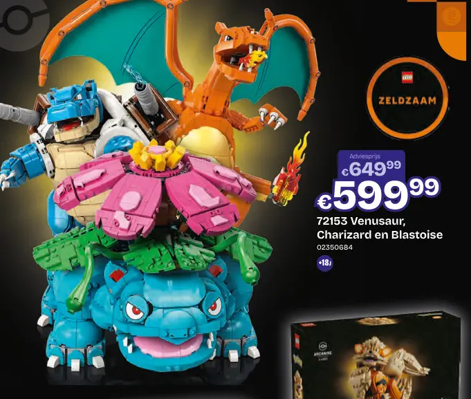 Promotie: Venusaur, Charizard en Blastoise