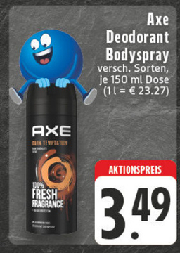 Aanbieding: Axe Deodorant Bodyspray