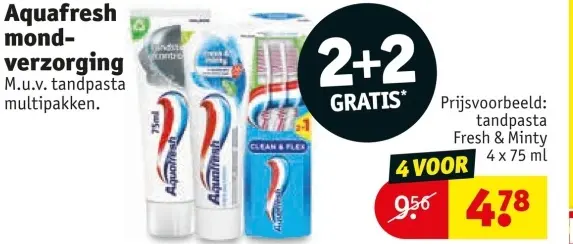 Aanbieding: mond-verzorging