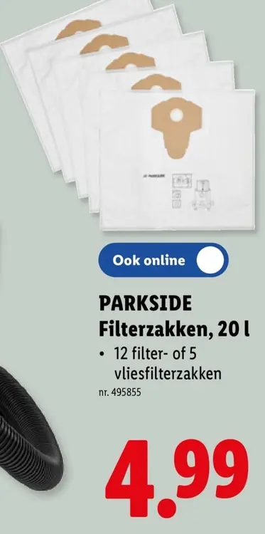 Promotie: Filterzakken