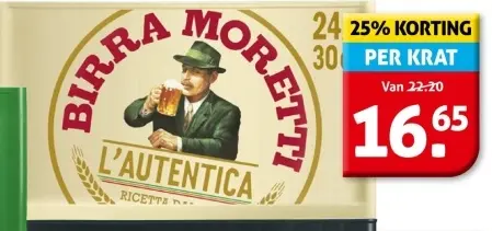 Aanbieding: Birra Moretti L'Autentica