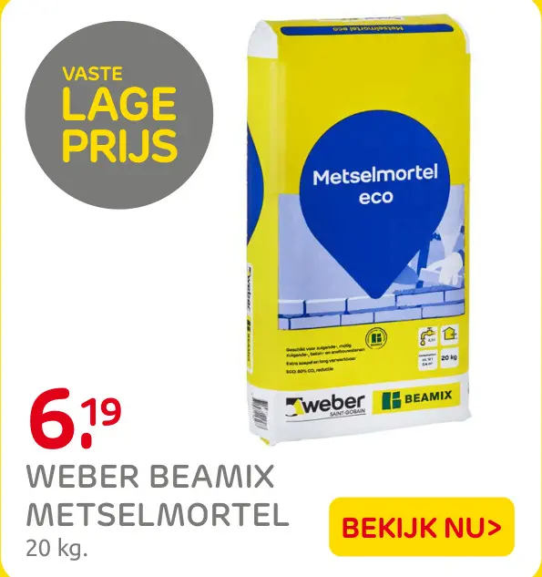 Aanbieding: Metselmortel