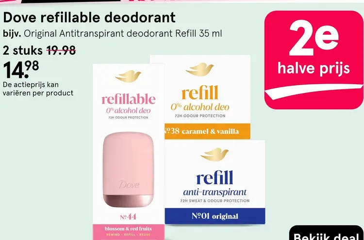 Aanbieding: Refillable deodorant