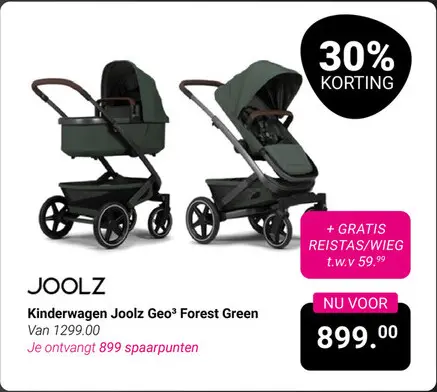 Aanbieding: Kinderwagen Joolz Geo³ Forest Green